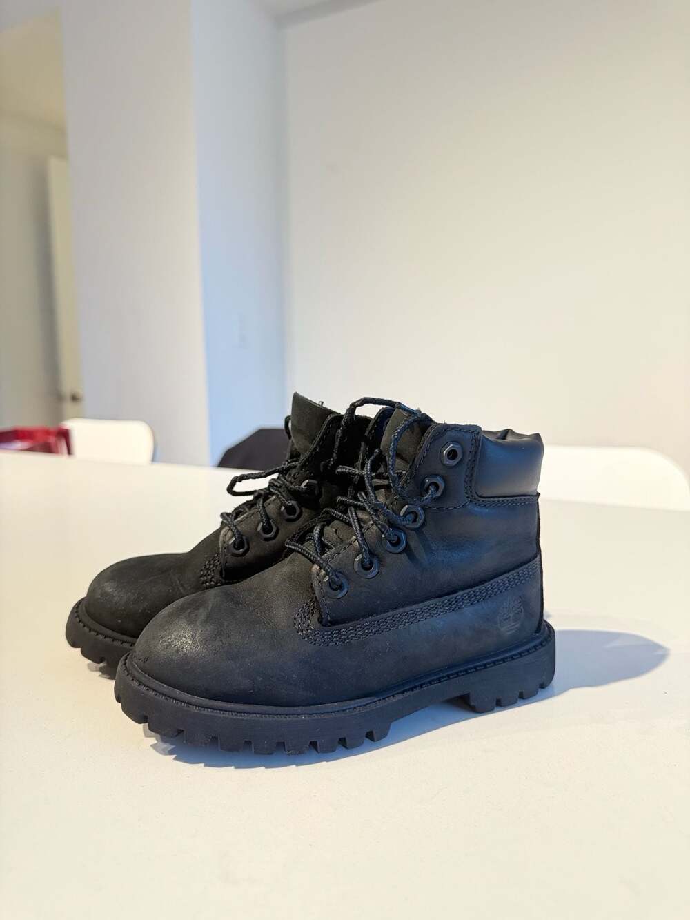 Timberland Toddler 6-Inch Premium Waterproof Boots Black Size 10M